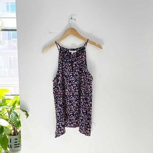 Collective Concepts Blue & Pink Animal Print Tank Size Large - Picture 3 of 7